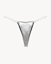 Micro Bikini Bottoms Chrome