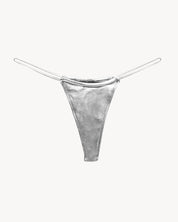 Micro Bikini Bottoms Chrome