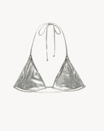 Micro Bikini Top Chrome