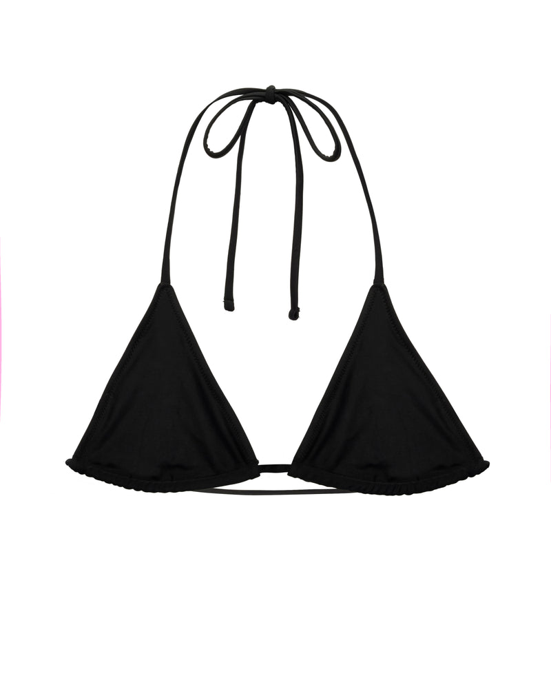 Micro Bikini Top- Carbon