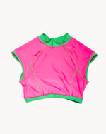 Cropped Scuba Top- Watermelon